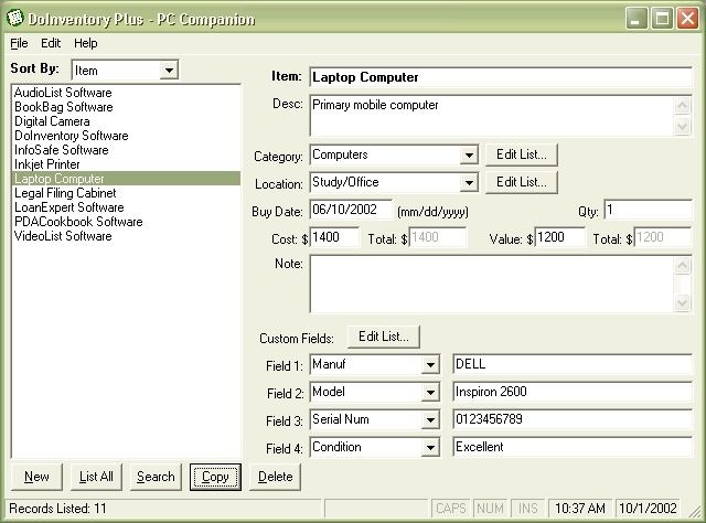 DoInventory Plus Screenshot